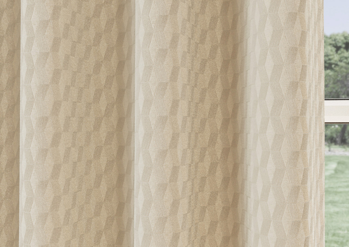Tokyo Eyelet, Cream - Ready Made Curtains - Image 5